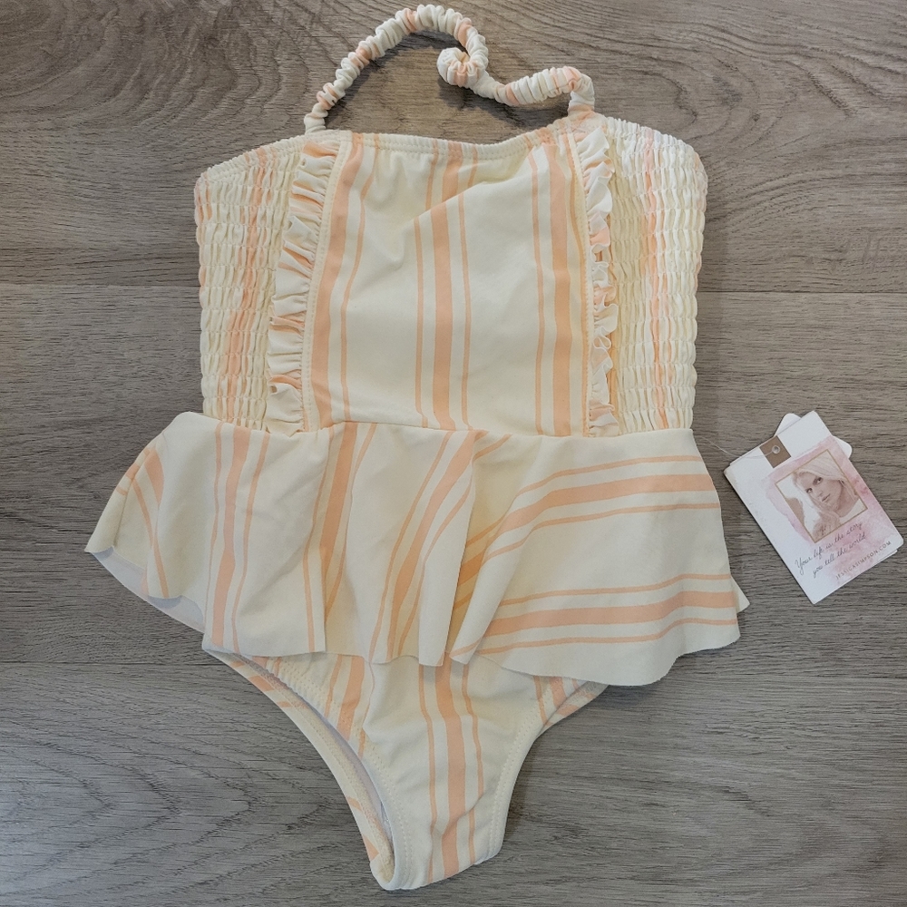 Jessica Simpson halter one piece toddler swimsuit size 3t